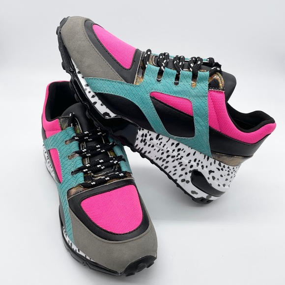 Steve Maddens Cliff Bright Multicolored Sneakers - Picture 8 of 9